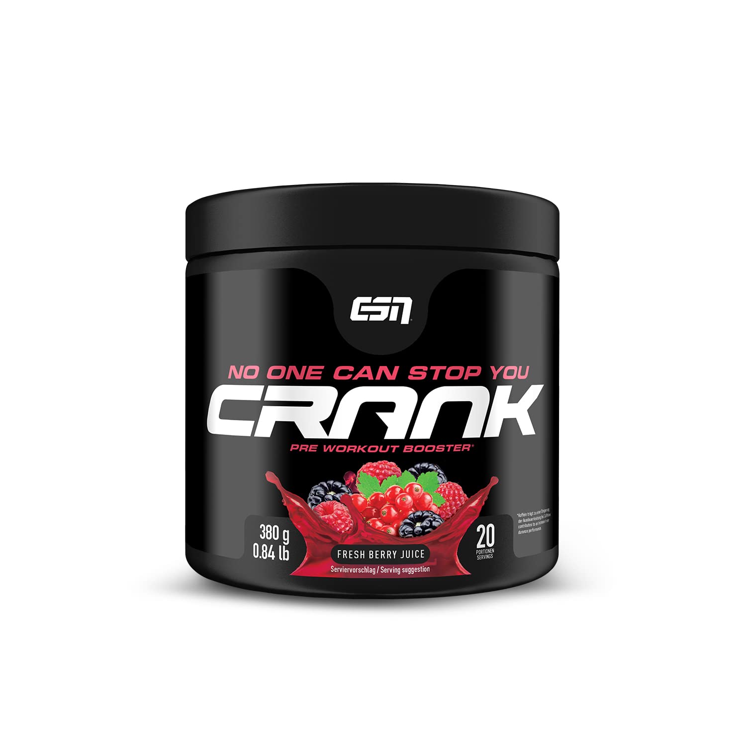 ESN Crank 380g - Pre workout Booster  Fitness-Planet24 -  Nahrungsergänzungsmittel für alle Bereiche